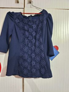 Madame Navy Blue Top