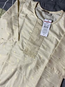 Cream Kurti