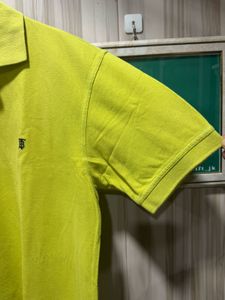 Thomas Burberry Chartreuse Polo T-Shirt