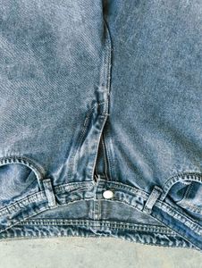 Acid Wash Wide Leg Straight Jeans