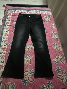 Stylish Black bootcut jeans