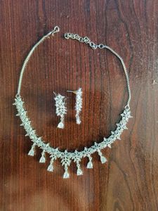 American Diamond Necklace Set