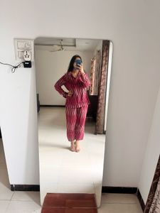 Full Sleeve Collared Co-ord Set Women