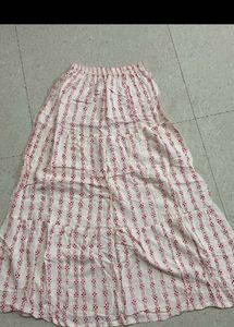 Patterned Maxi Skirt