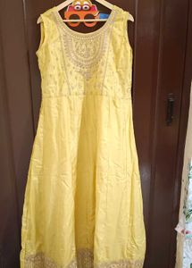 Yellow And Golden Festive Suit Set