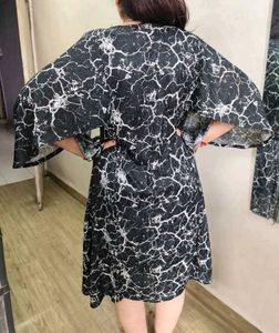 Abstract Print Dress