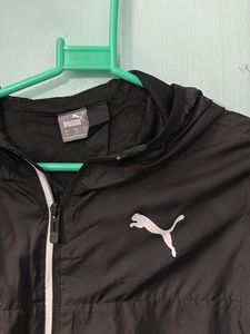 Puma Black Windbreaker Jacket