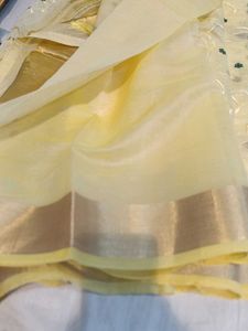 Chanderi Silk Sari (Brand New