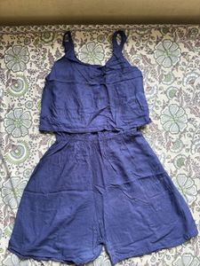 Cute Navy Blue Romper