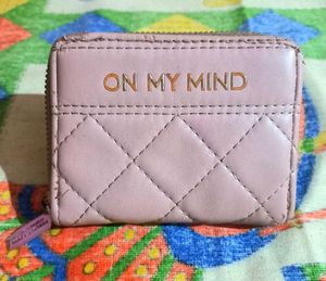 Chic pastel mauve Mini wallet