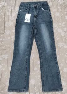 High-Waisted Flare Jeans