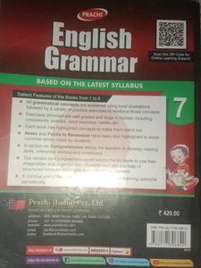 Prachi English Grammar Book - Grade 7