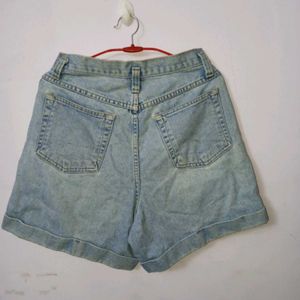 Denim Short For Womens
