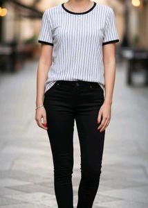 Striped Tee - Unbreakable Spirit