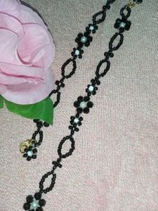 Geometric Black Floral Bracelet # Pinterest