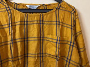 Mustard Top With Pocket
