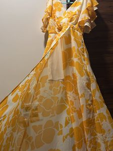 Sassafaras Yellow Maxi With Slit