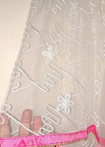 Beautiful Embroidery Work Net Dupatta