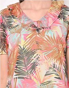 Tropical Print One Piece