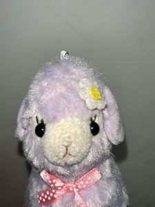 Cute Lamb Plushie Keychain