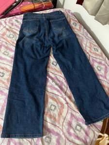 Wide Leg Denim Jeans