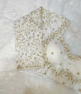 Elegant Embroidered White Blouse