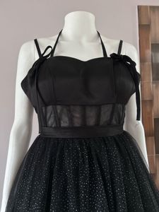 Dazzling Black Luxe Gown