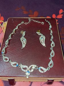 silver necklace