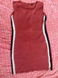 Stylish Pink Bodycon Dress