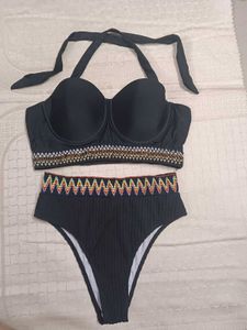 Black High-Waisted Bikini Set