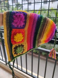 Crochet Patchwork Beanie ( pinterest design)