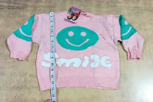 Cute 'Smile' Knitted Sweater
