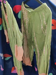 Green Kurta Set