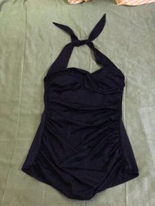 Black One Piece Swimsuit Bust 32(stretchy)