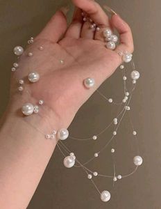 Beutiful❤️ Korean Pearl Necklace Set