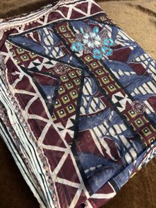 Embroidered Saree