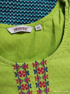 Green elegant kurta