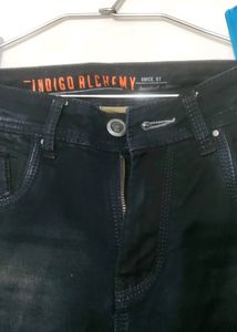 Dark Blue Shaded Jeans
