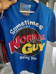 Blue Graphic Tee - Normal Guy Unused Fresh Piece