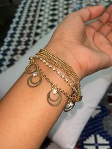 Rose Gold With Stones Bracelet