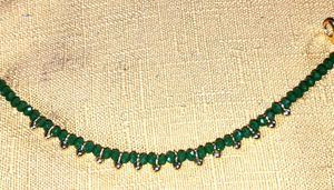 Making After Order  Green Beeds Mala N Braslet C