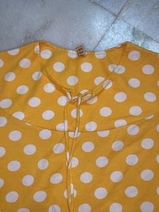 Mustard yellow bell Sleeves Top