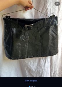 Shein Leather Skirt