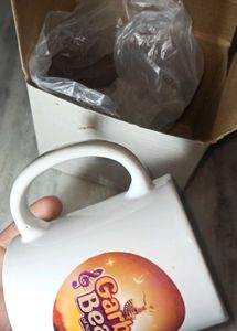 New Condition, With Box, Cup White Colour