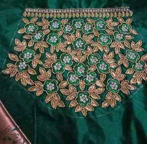 zari handwork blouse piece