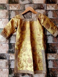 Rich Gold &amp; Red 🍒 Sharara Set