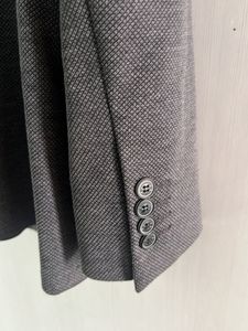 Gray Casual Blazer