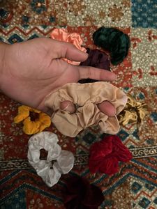 Pack Of 10 Assorted Scrunchies