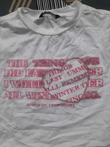 Y2k Pink And White Top 🎀