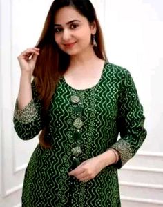 Elegant Green Kurti